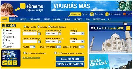 Agencia de viajes eDreams: Vuelos, hoteles y paquetes .